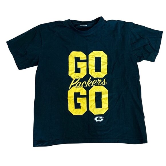 Green Bay Packers Go Pack Go T-Shirt XL IMDI Sportswear Bud Light - Picture 1 of 5